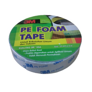 

Double Tape PE FOAM 3M 1600 T Perekat Bolak Balik Serba Guna