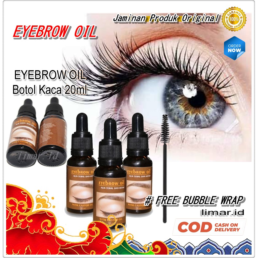 EYEBROW OIL [BOTOLl KACA] ORIGINAL  / Serum Penebal Alis / Penebal Bulu Mata