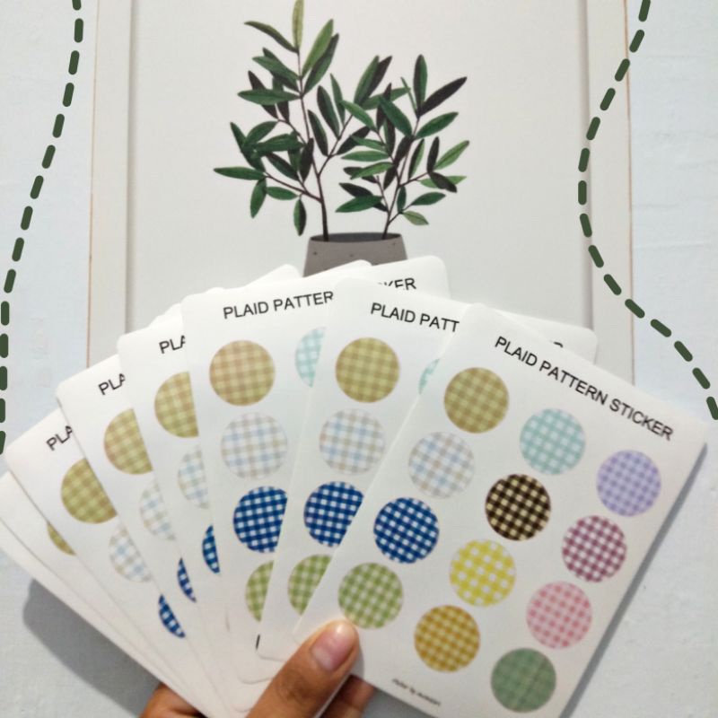

Sticker Vinyl kiss cut aesthetic pattern