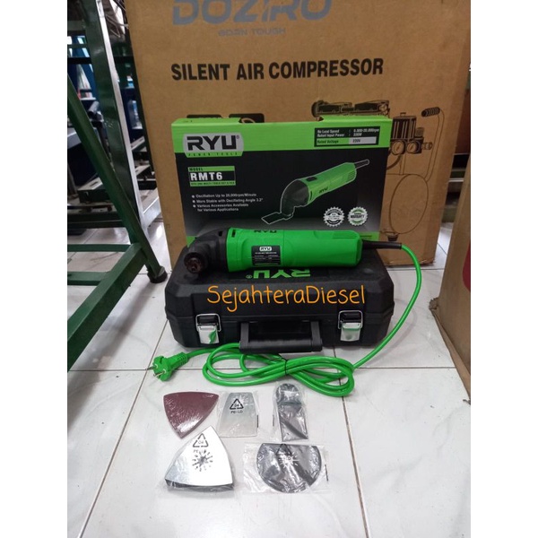 Mesin  multi Cutter Osikilasi tools set TEKIRO RYU  RMT6 Mesin gerindra serbaguna