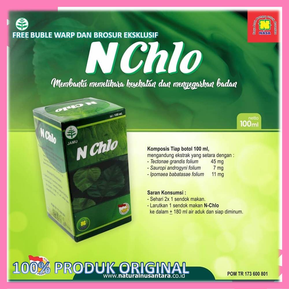 NATURAL CHLOROPHYLLIN HERBAL ATASI KECANDUAN ROKOK