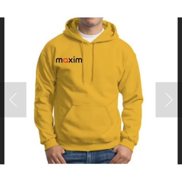 Jaket Sweeter Hoodie Maxim Ojek Online Logo Dada Distro Premium
