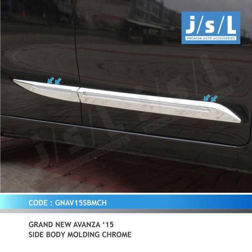 List Body Molding Grand New Avanza Great New Xenia Chrome