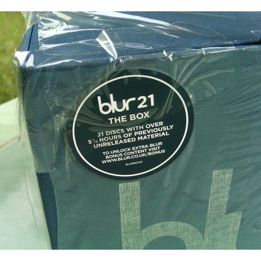 18x CD 3x DVD 7" Vinyl Blur 21 The Box Leisure 13 Parklife Think Tank LP Deluxe Hard-Bound Book Live