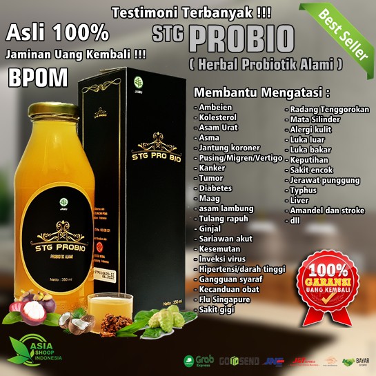 (Bisa COD) STG PROBIO Herbal Probiotik Solusi 1001 Penyakit STG-PROBIO  stg probio ASLI STG PRO BIO