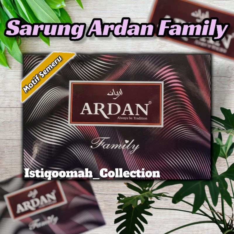 Sarung Ketjubung Ardan Family Motif Semeru seperti Sarung Tenun BHS Excellent SGE SJE
