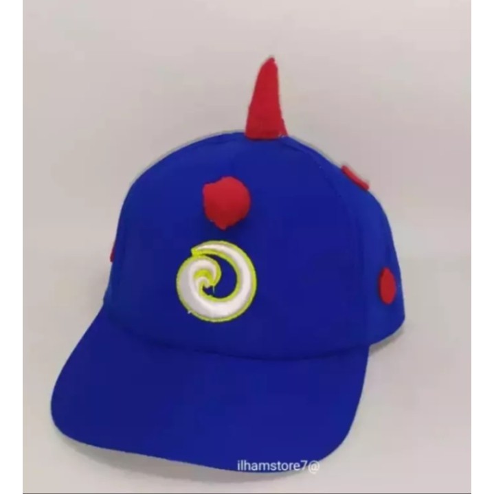 MOTIF RONDOM Topi BoboiBoy Anak Laki Laki / Topi BoboiBoy Halilintar / Topi BoboiBoy Bordir