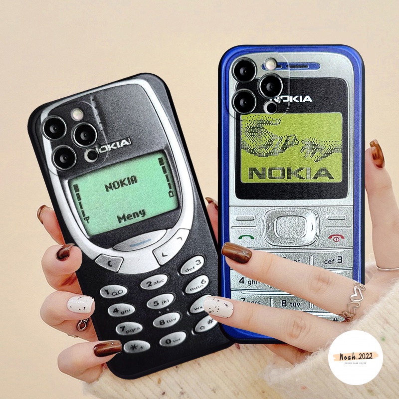 NOKIA Soft Case TPU Retro Klasik Cover RealMe Narzo 20pro 30A C11 2021 8 8Pro 7 7i C3 C15 C20 C20A C11 2020 6 6s 6i C21 C25 C35 C25 C25 C35