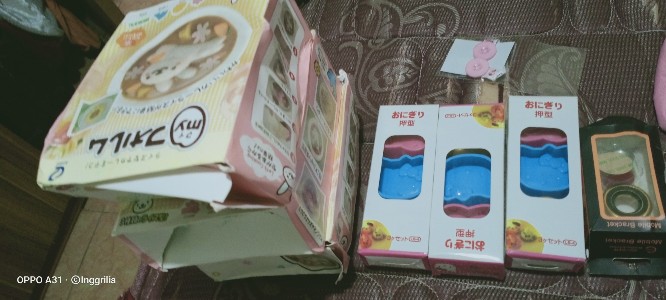 Tgb Cetakan Nasi / Rice Mold / Bento 3 In 1 Karakter (1 Set Isi 3 )