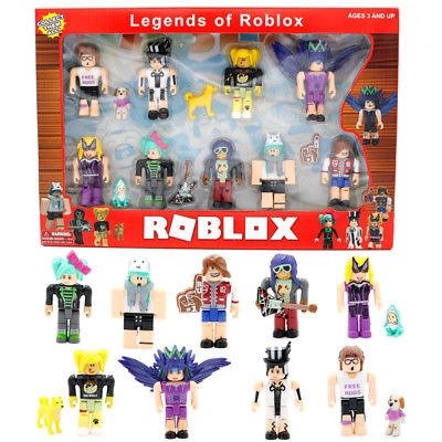 12 Styles Roblox Figma Oyuncak Robot Mermaid Playset Figure - 9 pcs legend of roblox roblox game action figure kids gift cake