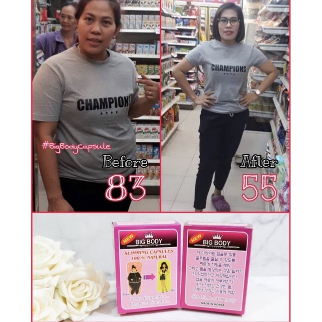 BEST SELLER BIG BODY SLIMMING CAPSULE PELANGSING PENURUN BERAT BADAN OBAT DIET KURUS KOREA WANITA PR