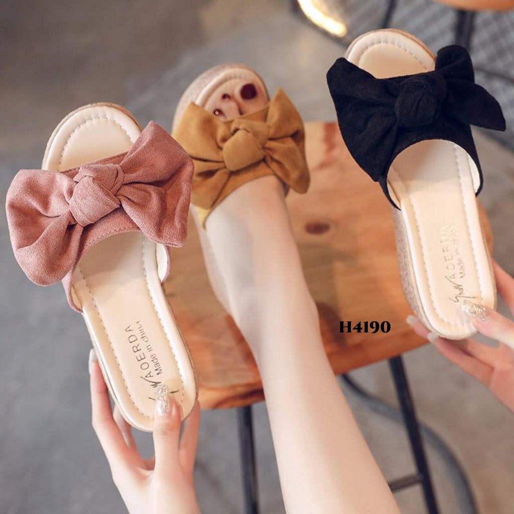 PRF RESTOCK SANDAL WEDGES RIBBON H4190