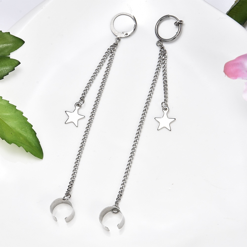 1Pc Kpop BTS Bangtan Boys Anting Clip J-Hope Aksen Rumbai untuk Pria / Wanita Baru-4