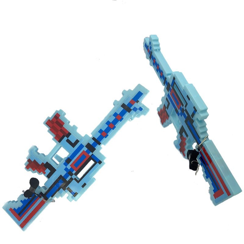 Mainan Tembakan Senapan Minecraft Sound Light - Senapan Tembak Anak Edukatif