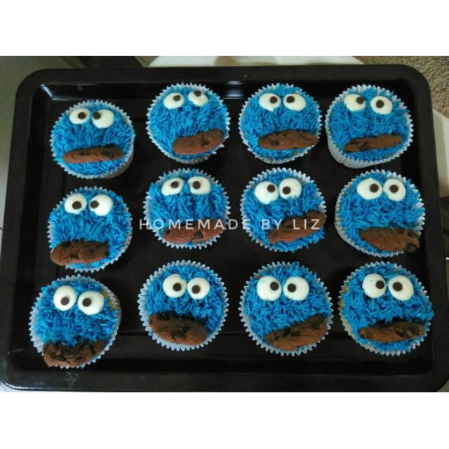

Cookie Monster Cupcake Birthday Goodie Bag