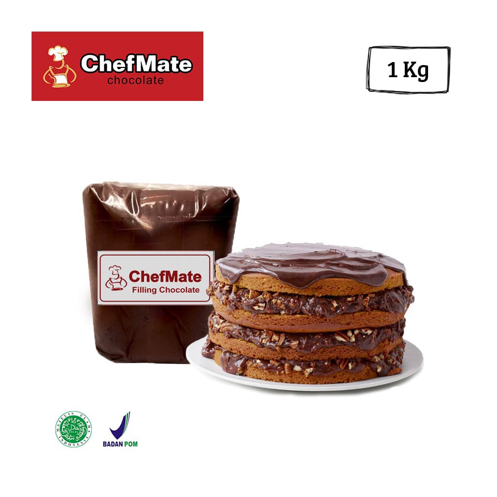 Chefmate selai coklat /filling 1kg