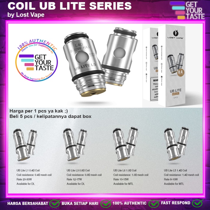 Coil Lost Vape UB Lite Series Authentic by Lostvape - Coil Ursa Mini