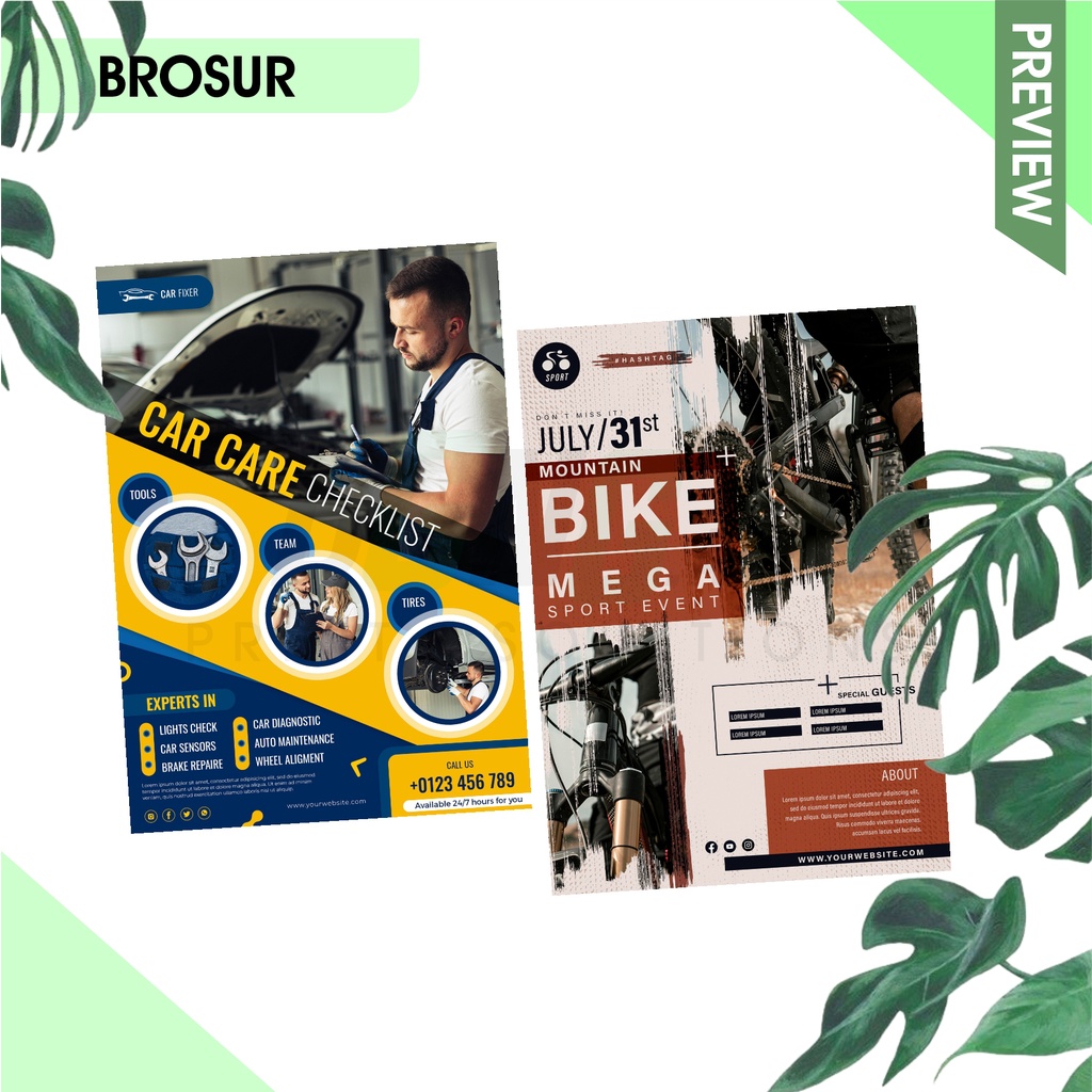 

Print | Cetak Brosur | Flyer MURAH 1 Sisi / 2 SisI ukuran a5