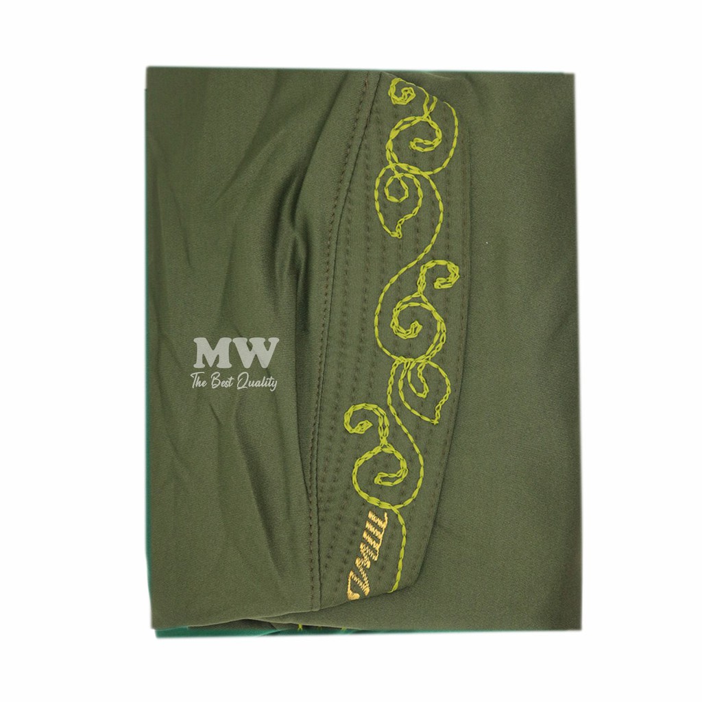 Bergo Maryam Jumbo Instan Jersey Jumbo ena  /Jilbab Bergo Corneli Instan Tali Belakang(bergo corneli)-HIJAU ARMY