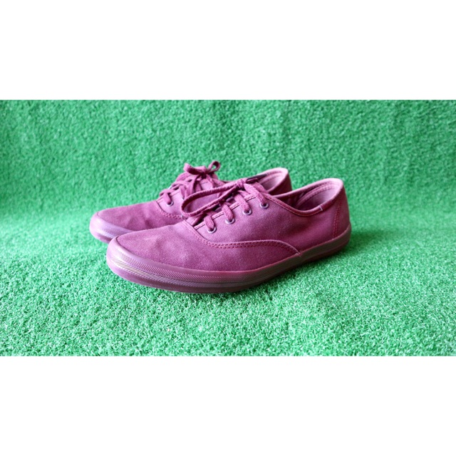 PRELOVED Keds Champion Maroon Canvas