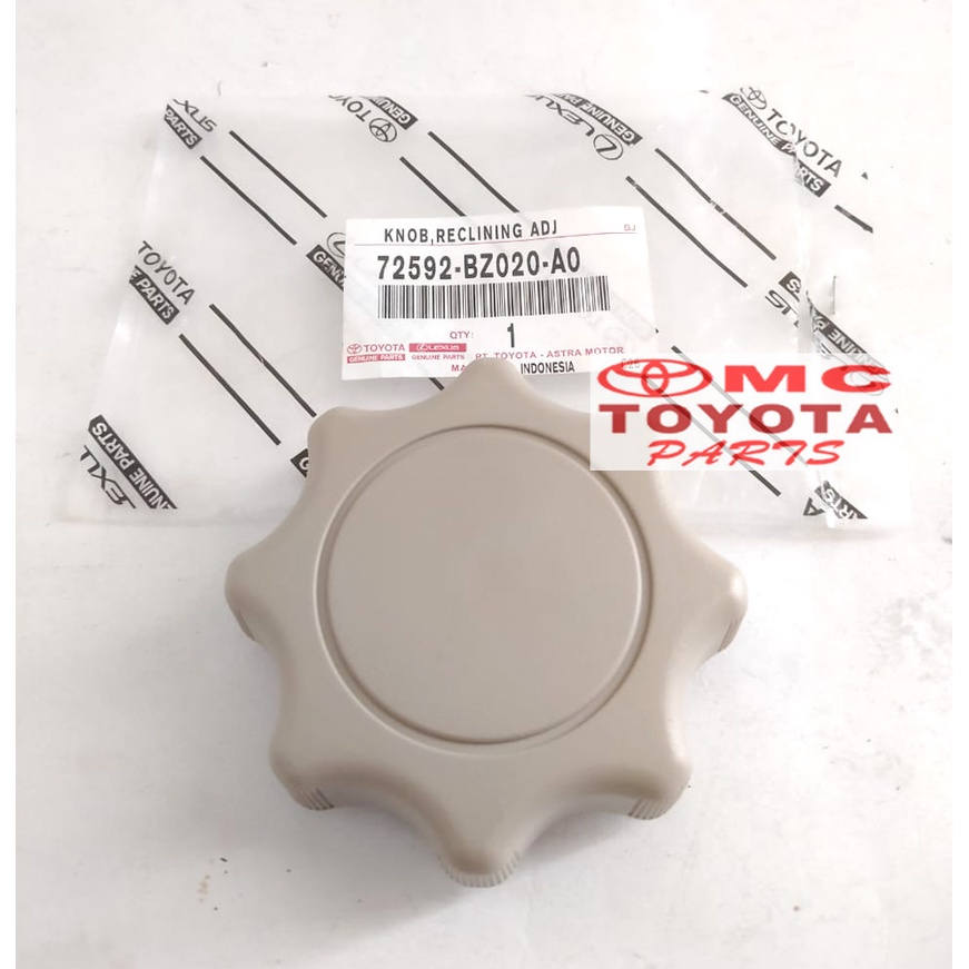 Putaran Stelan Knob Knop Jok Avanza Xenia Rush Terios Innova 72592-BZ020-A0