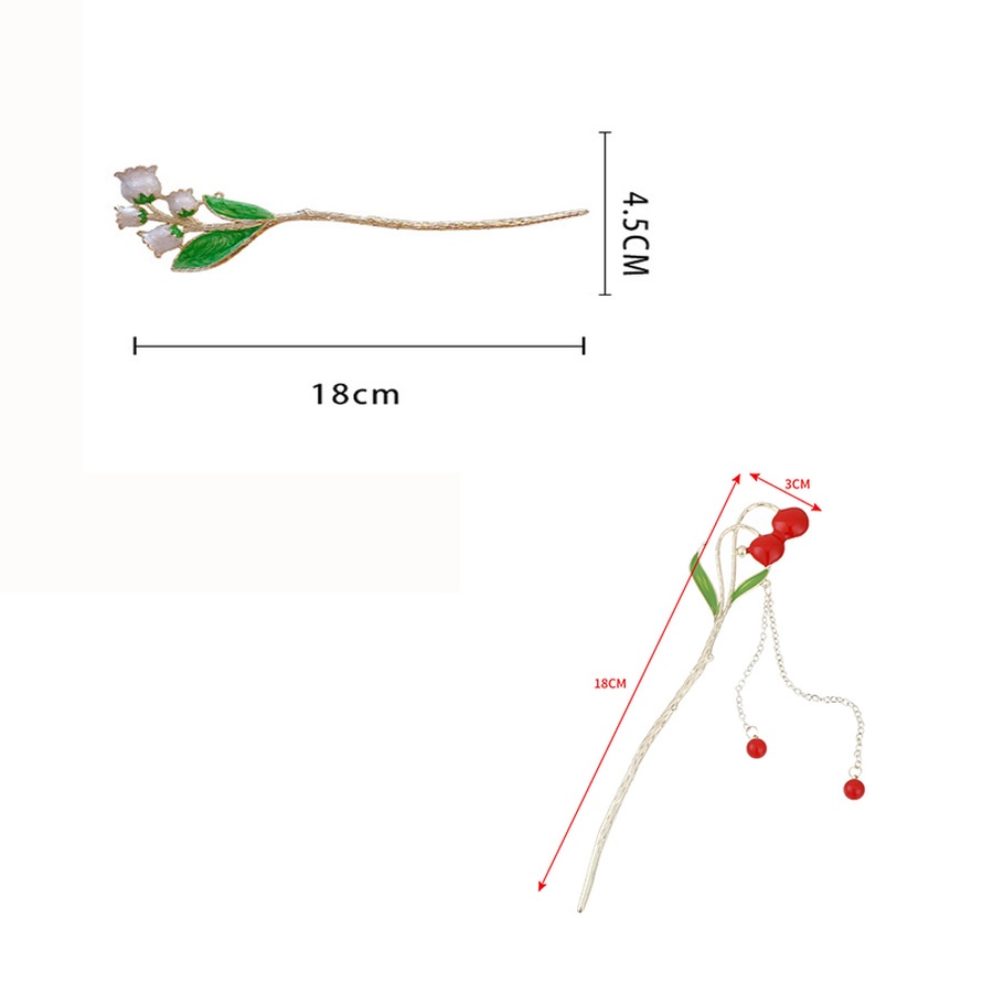 Jepit Rambut Wanita Bentuk Bunga Bahan Alloy Gaya China Vintage Untuk Pernikahan
