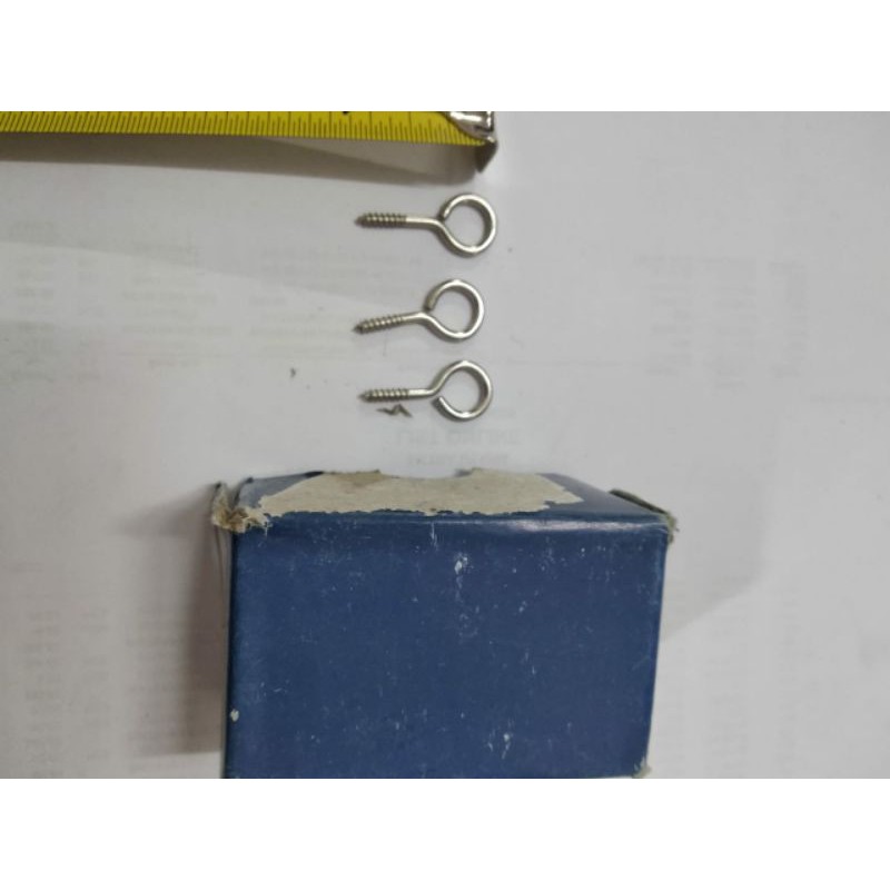 Skrup Sekrup Hook Tutup No.3 / Paku Ulir Gantungan / Screw Hook / Sekrup Gantungan