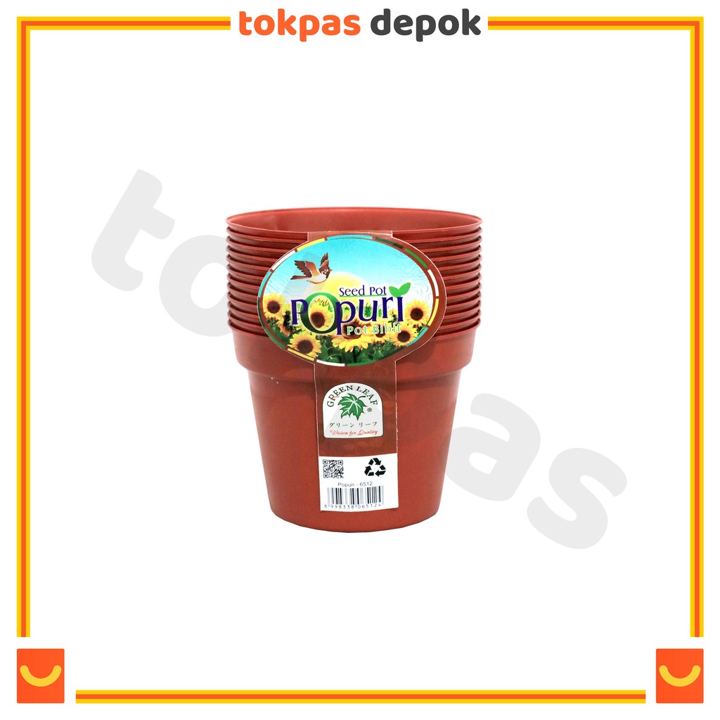 [12 PCS] Pot Polos Plastik Simba Bunga Tanaman Hias Ukuran Besar & Kecil Pot Taman Kebun Tabulampot 