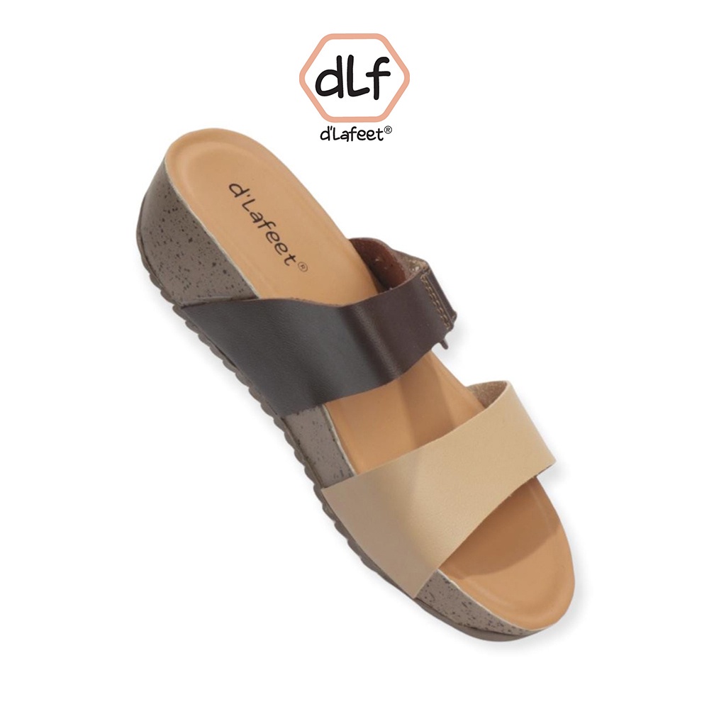 d'Lafeet Sandal Wanita - Bianca Brown / Ramayana Jatinegara