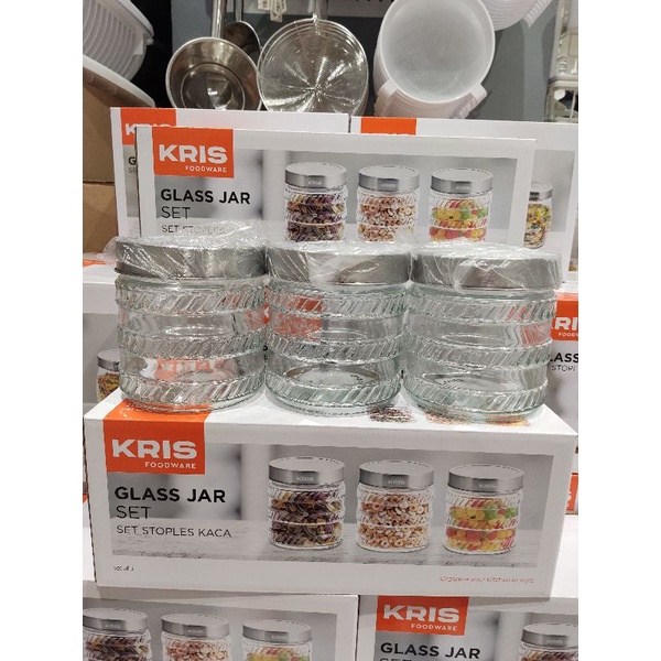 Krishome set 3 pcs toples small stripe