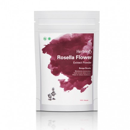 

Herbilogy Hibiscus flower (Rosella) Extract Powder 100g