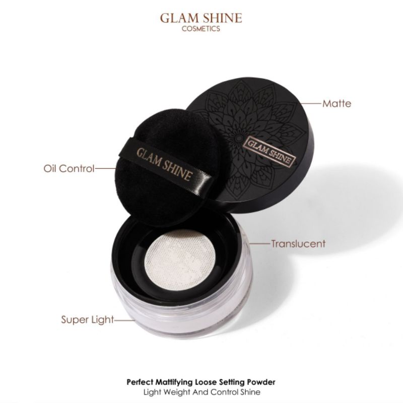 Loose Powder Glamshine - Bedak Glamshine