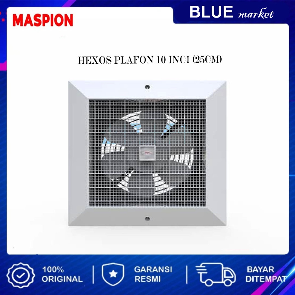 MASPION CEILING EXHAUST FAN PLAFON CEF-25 10 INCH