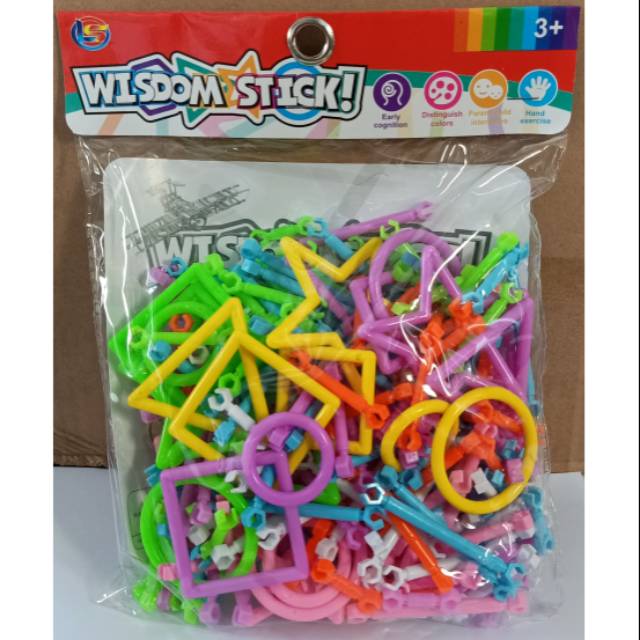 LB 1 mainan anak edukasi WISDOM STICK / Mainan puzzle bar stick 3D