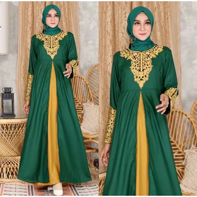 Gamis pesta maryam azzahra  by pelangi jaya