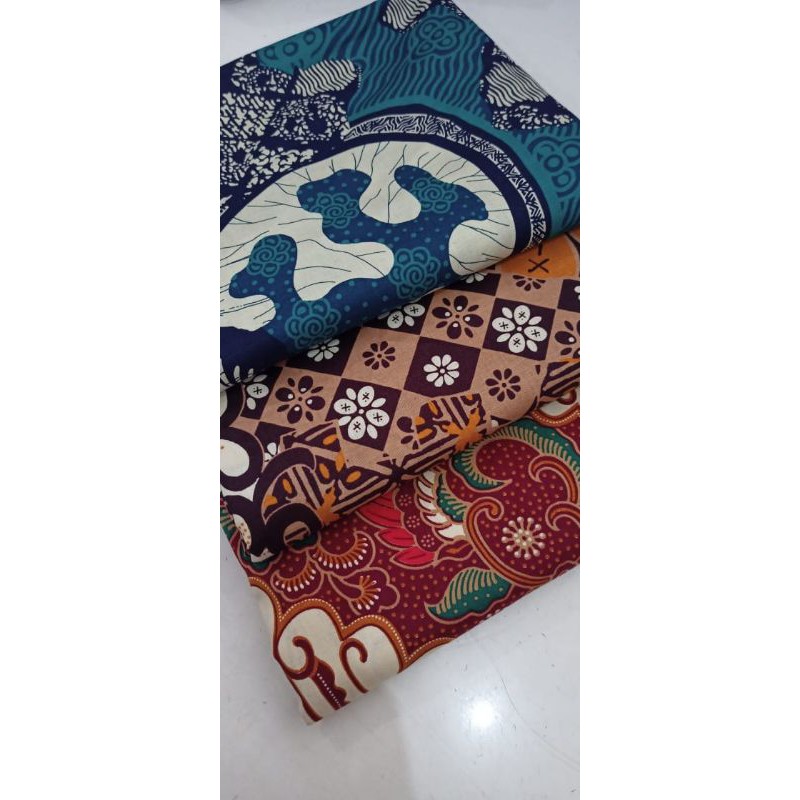 Kain Katun Batik Stretch Kain Melar Harga Per 0 5m Shopee Indonesia