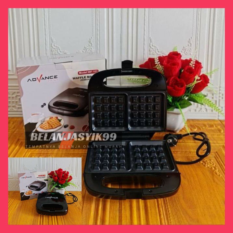 WAFFLE MAKER PANGGANGAN ROTI WAFFLE 2 LAPIS ADVANCE WF-101 / ADVANCE WF 101 / ADVANCE WF101