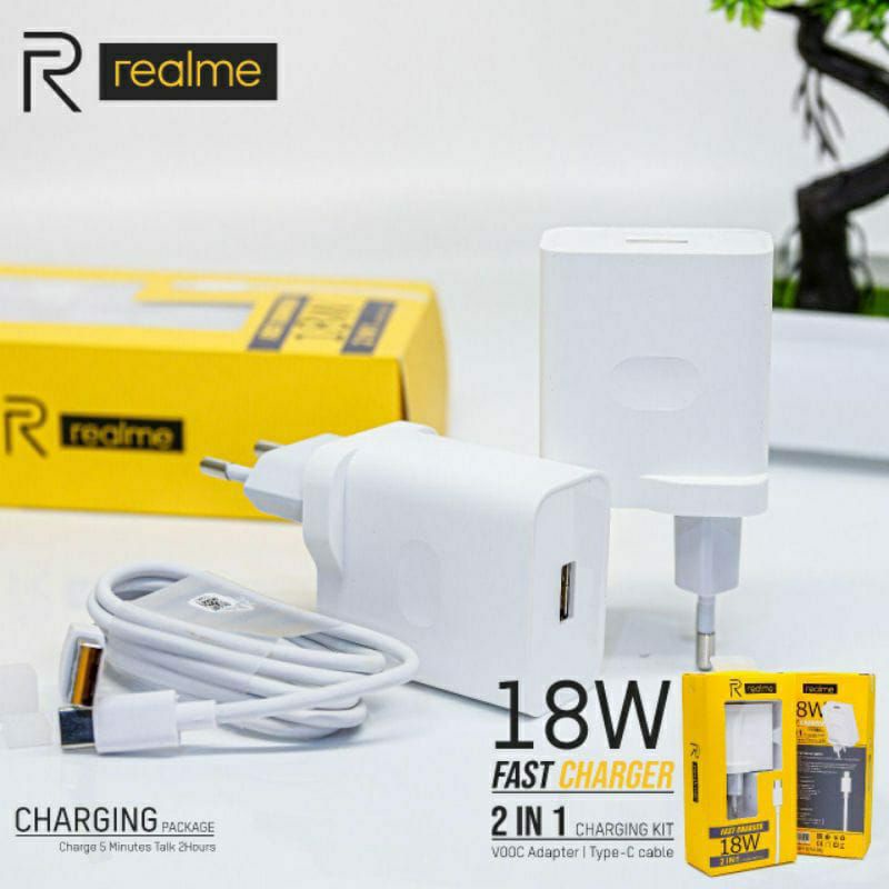 Charger Original 100% Realme C17/Realme X3 Type-C