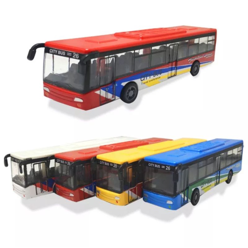 Diecast Metal Bus / Diecast Miniatur Bis Mobil Minan Anak