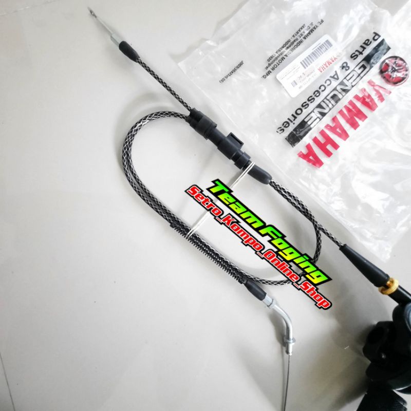 GAS SPONTAN DOMINO 2 KABEL FULL KARBON PNP RX KING-2