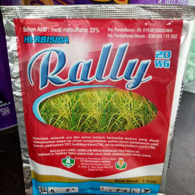 Herbisida Rally 20 wg 5 gram