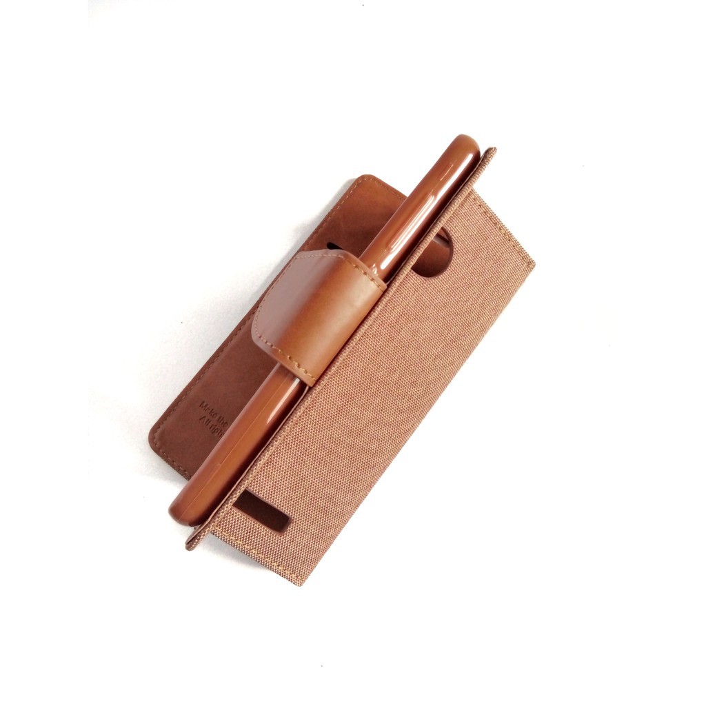 Case Xiaomi Redmi 3s/3pro Flip Cover Canvas Diary-Dompet Hp Redmi 3s/3pro