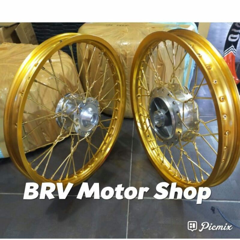 Velg Jari Vixion Old - Vixion new - Paket Velg Vixion Jari Pelintir Ring 17