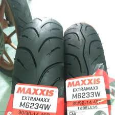 Ban tubeless motor matic ring 14 80/90-14 90/90-14 Maxxis Extramax