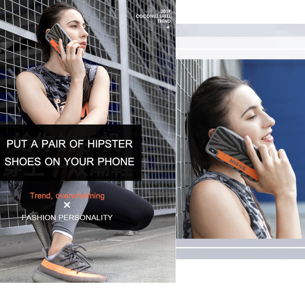 IPAKY iPhone X / XS / XR / XS MAX - Luxury Fabric Sports Style Case