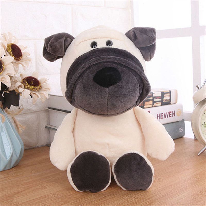 Mainan Boneka Stuffed Plush Hewan Singa / Gajah / Harimau / Monyet / Rusa Ukuran 25 / 35cm Untuk Anak