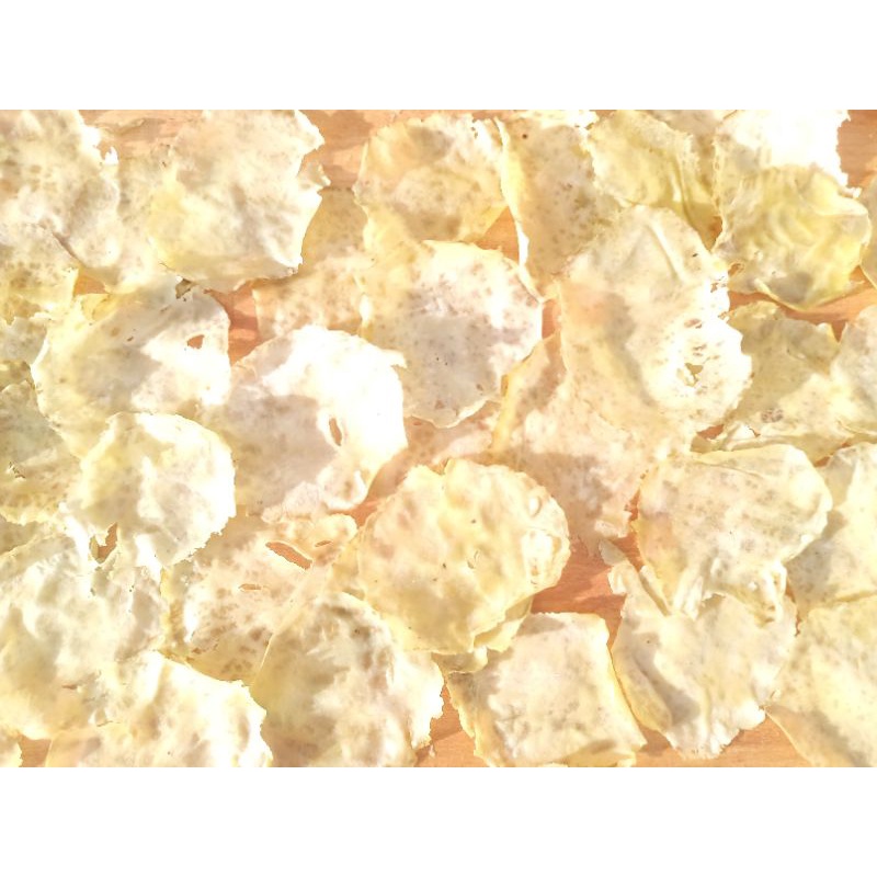 

Kerupuk jengkol/ jariang mentah