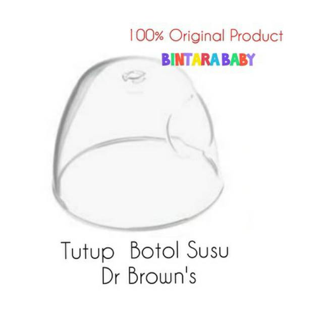 Tutup Botol Susu Dr Brown's Original Sparepart Dr Brown Nipple Cover Wideneck options+ Ring Botol Dr brown wide neck Botol kaca / glass Dr brown PPSU