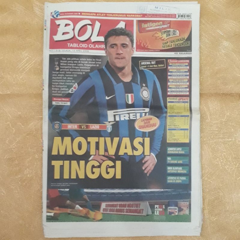 Majalah TABLOID BOLA 15 April 2008