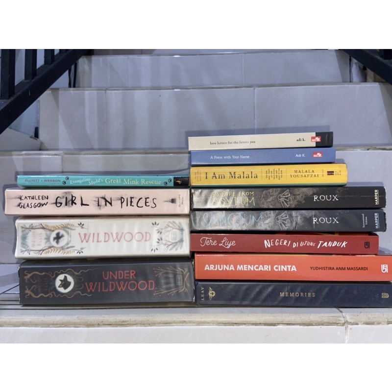 

preloved buku novel imported english dan bahasa indonesia